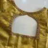 Luxury Gold Wedding Maggam Work Blouse Designer Bridal Exclusive