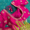 Pink Budget-Friendly Maggam Work Blouse Latest Ready-to-Wear Trending Fashion 2025