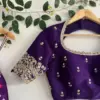 Raw Silk Maggam Work Blouses Online Elegant Handcrafted Designs