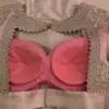 Shop Pastel Peach Grand Wedding Maggam Blouse Exclusive Bridal Fashion