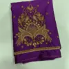 Trendy Purple Aari Blouse Budget-Friendly Elegance for Weddings & Events