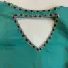 Turquoise Maggam Work Bridal Blouse Glamorous & Trendsetting Design