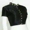 Affordable Luxury Black Maggam Work Party Blouse Custom Fit Under ₹3000