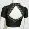 Affordable Luxury Black Maggam Work Party Blouse Custom Fit Under ₹3000