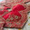 Bridal Red Zardosi Maggam Work Blouse Grand Party Wear Design Exclusive Custom Fit at Best Price