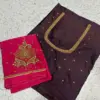 Buy Online Lotus Design Maggam Work Blouse Under ₹600 Best Budget Bridal Blouse in Custom Sizes