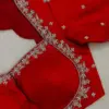 Buy Online Red Madhubala Style Maggam Work Blouse Budget Bridal Wear Custom Sizes Available