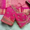 Custom-Fit Pink Bridal Maggam Blouse Elegant, Regal & Budget-Friendly