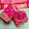 Custom-Fit Pink Bridal Maggam Blouse Elegant, Regal & Budget-Friendly