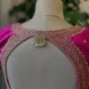 Designer Rani Pink Zardosi Blouse Grand Wedding Maggam Work Affordable Custom Fit