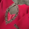 Elegant Rani Pink Bridal Zardosi Blouse Premium Maggam Work, Tailored to Your Size