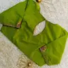 Exclusive Parrot Green Zardosi Maggam Work Blouse Perfect for Weddings Custom Sizes Available