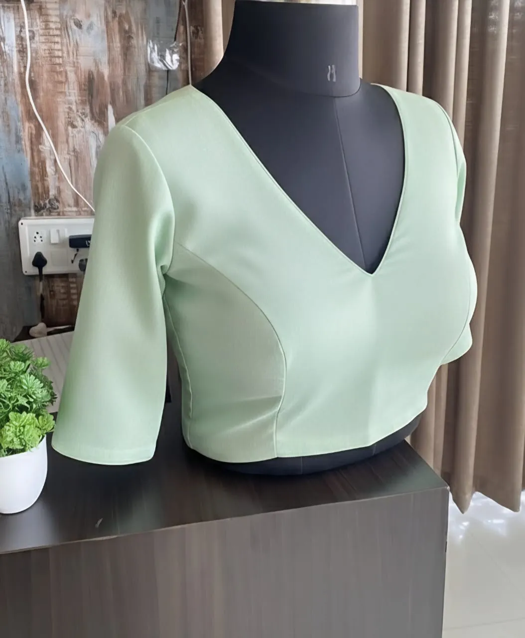 Exclusive Pink VNeck Blouse ReadytoWear Chic at Budget-Friendly Rates - Image 5