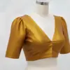Exquisite Gold Fancy Ready-to-Wear Blouse Custom Sizes Budget-Friendly Elegance