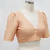 Exquisite Gold Fancy Ready-to-Wear Blouse Custom Sizes Budget-Friendly Elegance