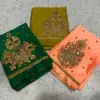 Exquisite Green Designer Aari Work Blouse for Parties Affordable & Tailor-Made!