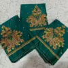 Exquisite Green Designer Aari Work Blouse for Parties Affordable & Tailor-Made!