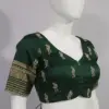 Graceful Bottle Green Maggam Work Blouse Tailored Elegance at Budget-Friendly Price