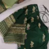 Graceful Bottle Green Maggam Work Blouse Tailored Elegance at Budget-Friendly Price