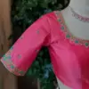 Grand Light Pink Zardosi Bridal Maggam Work Blouse Limited Edition Custom Sizes Available
