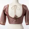 Minimal Dusty Rose Maggam Work Blouse Trending Custom-Made Elegance Under Budget