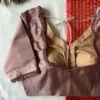 Minimal Dusty Rose Maggam Work Blouse Trending Custom-Made Elegance Under Budget