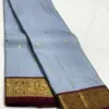 Opulent Light Blue Kanchipuram Handloom Saree | Pure Silk 2G++ Zari Craftsmanship Certified Silk Mark Value Deal