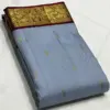 Opulent Light Blue Kanchipuram Handloom Saree | Pure Silk 2G++ Zari Craftsmanship Certified Silk Mark Value Deal