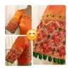 Orange Bridal Maggam Work Blouse Trending Royal Design at Best Price Custom Sizes Available