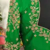 Premium Green Bridal Zardosi Maggam Work Blouse Grand Wedding Edition Best Deal
