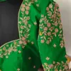 Premium Green Bridal Zardosi Maggam Work Blouse Grand Wedding Edition Best Deal