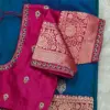 Premium Pink Cutwork Maggam Blouse Stylish Design Affordable Elegance