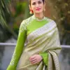 Premium Pista Green Maggam Work Party Blouse Full Sleeve Designer Look Budget-Friendly Under 5K