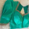 Premium Rama Green Designer Maggam Work Blouse Custom Sizes at Best Price