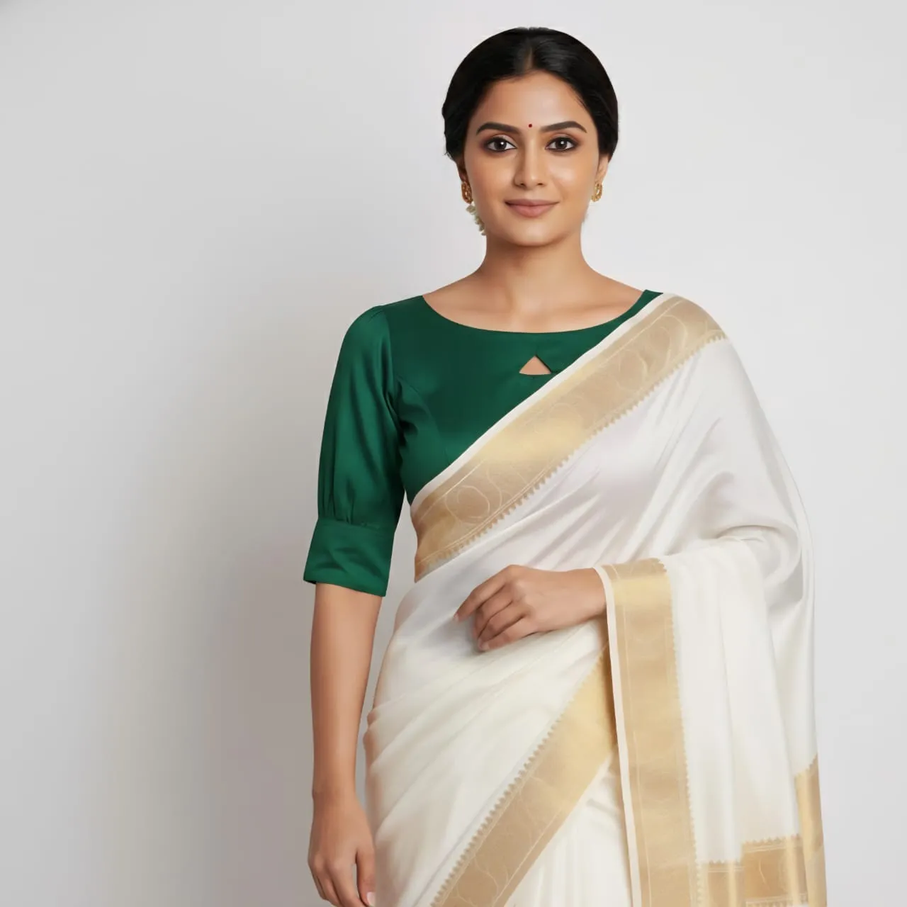 Ready-to-Wear Puff Sleeve Blouse Chic Fancy and Perfectly Fitted - Image 6