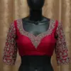 Red Bridal Grand Maggam Work Blouse Luxurious Handcrafted Perfection at the Best Price