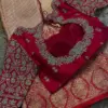 Red Bridal Grand Maggam Work Blouse Luxurious Handcrafted Perfection at the Best Price