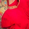 Red Collar Neck Wedding Maggam Work Blouse Luxury Bridal Design at Best Price Custom Sizes Available
