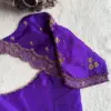 Royal Purple Maggam Work Blouse Exclusive Design Budget Deal, Perfect Fit
