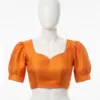Signature Puff Sleeve Saree Blouse Ready Made + Tailor-Fit Options