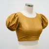 Stunning Gold Fancy Ready-to-Wear Blouse Custom Sizes Budget-Friendly Elegance