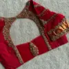 Stunning Red Bridal Maggam Work Blouse Trending Design, Best Price, Custom Sizes