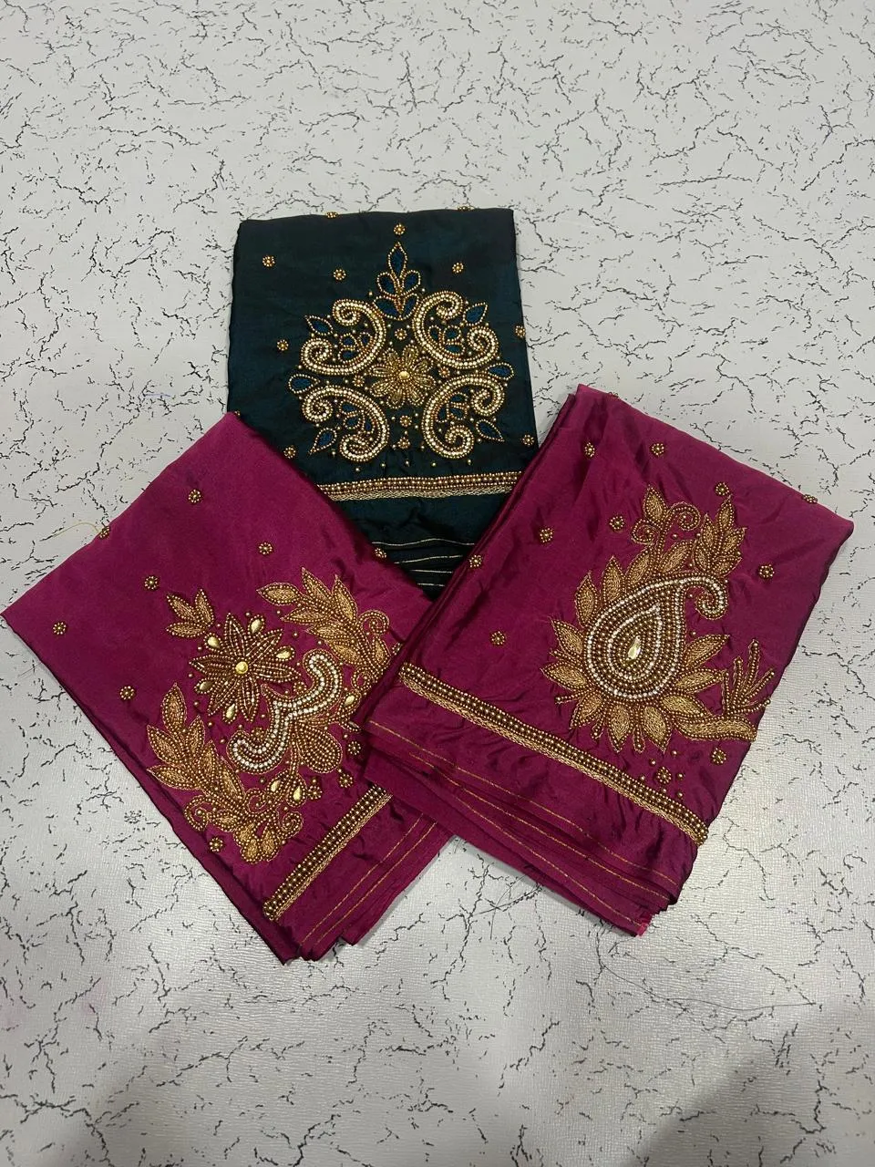 Black Buti Aari Work Blouse at Offer Price  Elegant Handmade Design in Custom Sizes