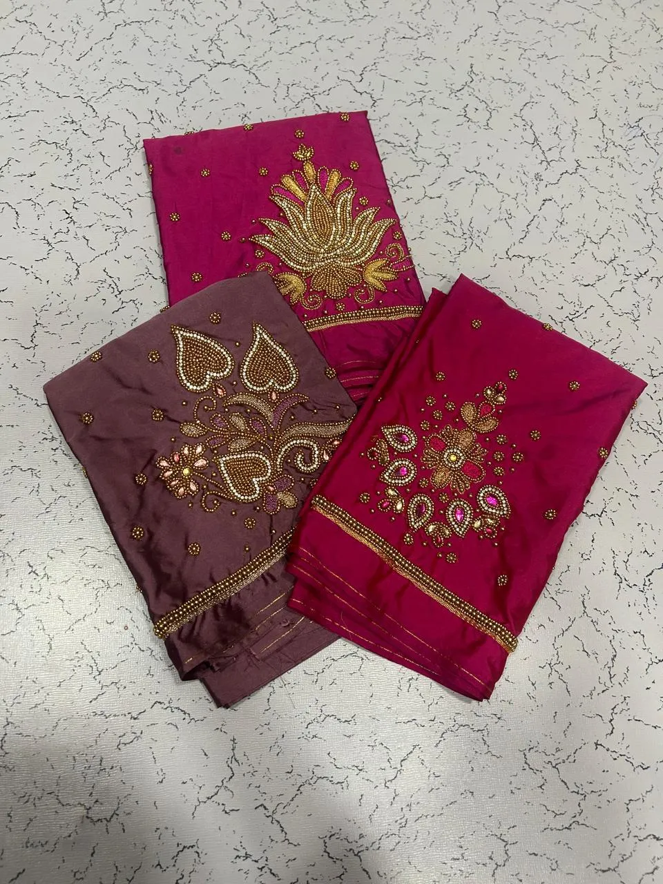 Black Buti Aari Work Blouse at Offer Price Elegant Handmade Design in Custom Sizes - Image 10