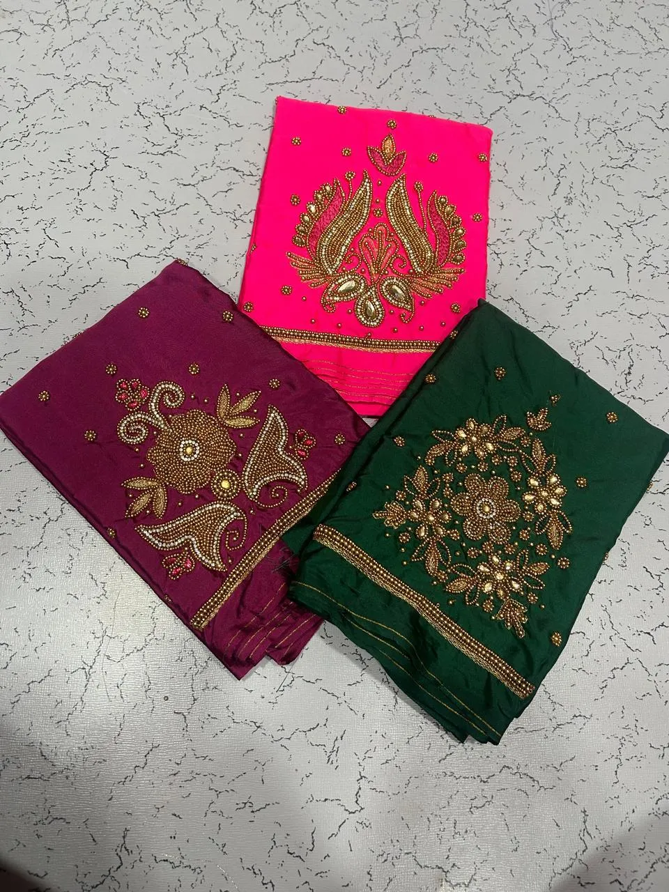 Black Buti Aari Work Blouse at Offer Price Elegant Handmade Design in Custom Sizes - Image 14