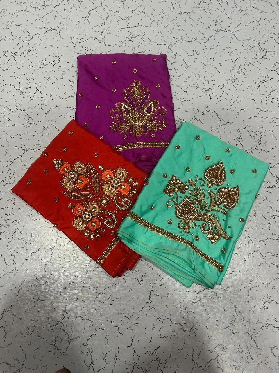 Black Buti Aari Work Blouse at Offer Price Elegant Handmade Design in Custom Sizes - Image 15