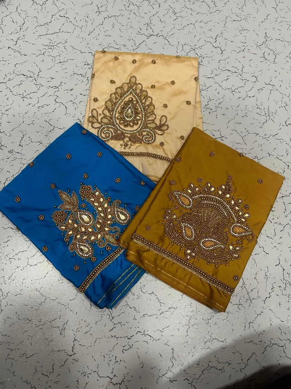 Black Buti Aari Work Blouse at Offer Price Elegant Handmade Design in Custom Sizes - Image 16