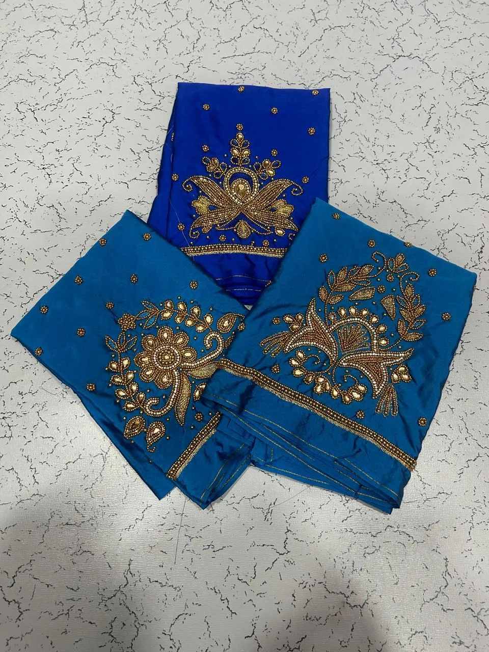 Black Buti Aari Work Blouse at Offer Price Elegant Handmade Design in Custom Sizes - Image 20