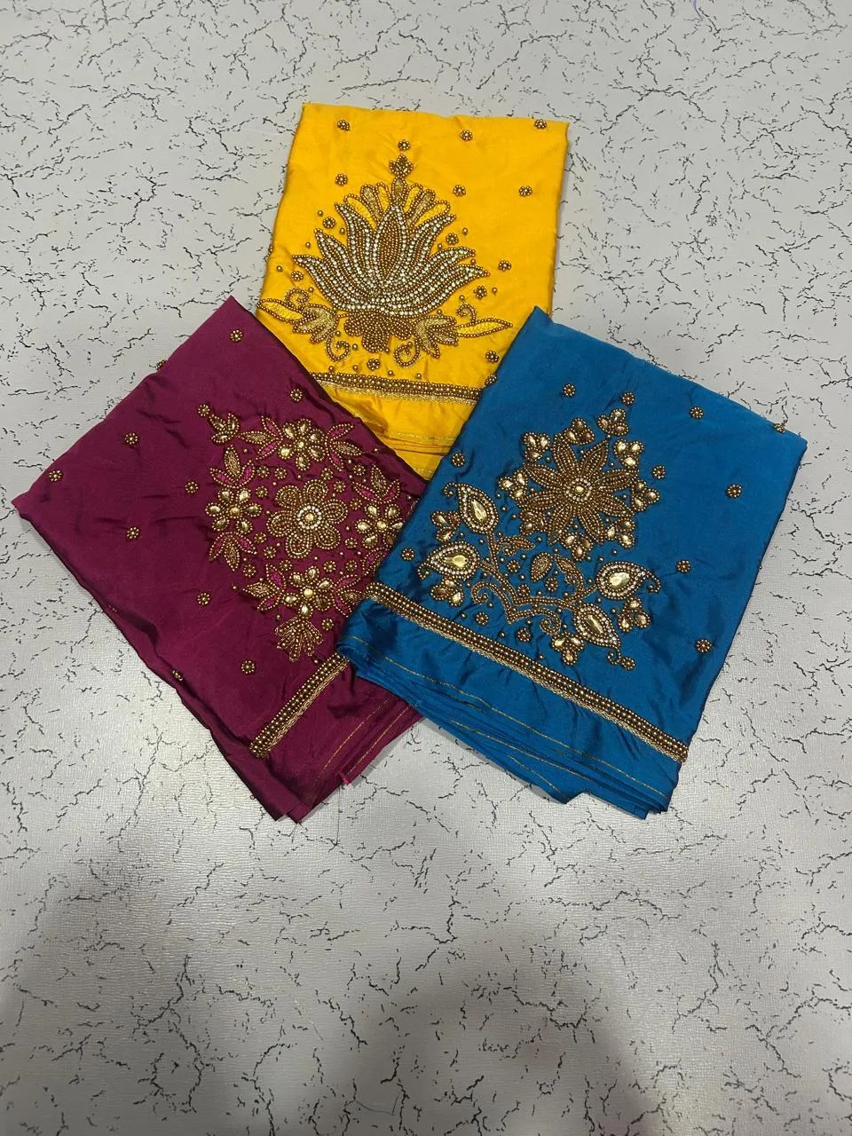 Black Buti Aari Work Blouse at Offer Price Elegant Handmade Design in Custom Sizes - Image 21