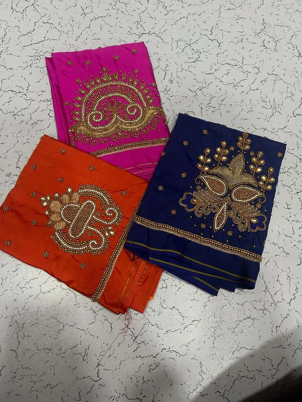 Black Buti Aari Work Blouse at Offer Price Elegant Handmade Design in Custom Sizes - Image 8